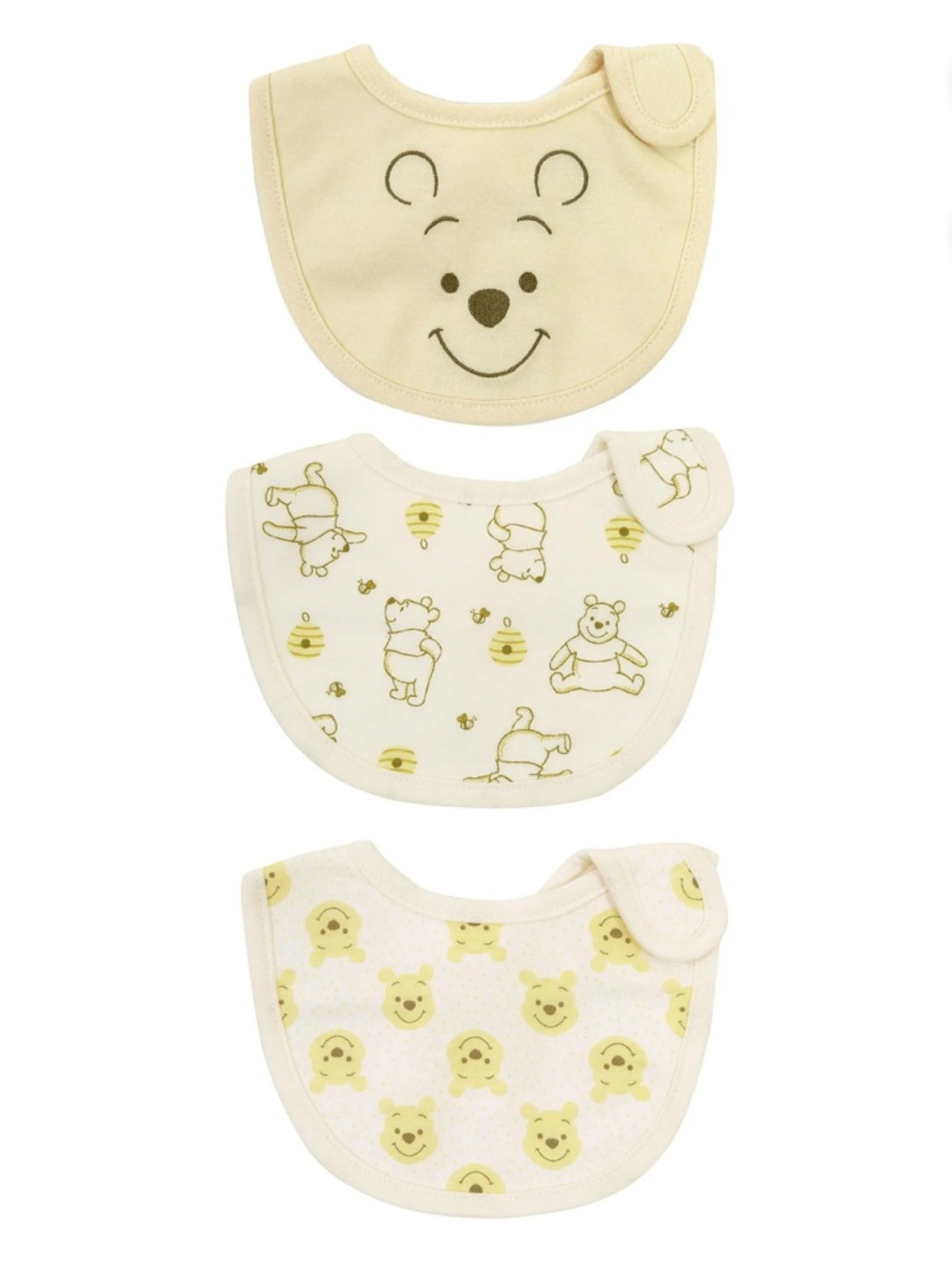 Disney Winnie the Pooh Baby Bibs - 3 Pack